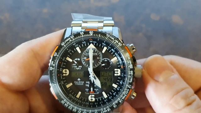 UNBOXING Citizen Eco-Drive Skyhawk Promaster Radio Controlled Super Titanium JY8108-53E, 2019 Model