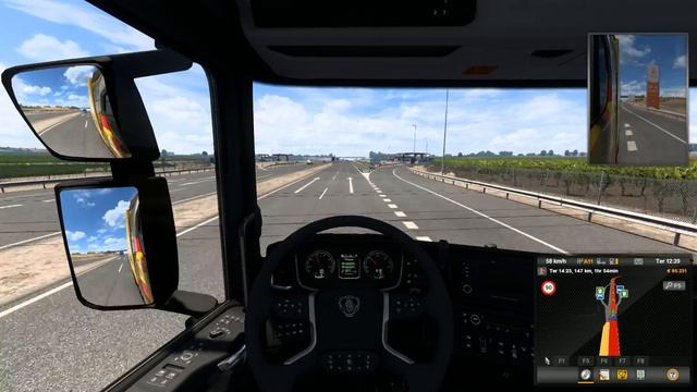 Entregando Óleo de Coco Euro Truck Simulator 2 de Albacete até Ciudad Real Espanha смотреть онлайн