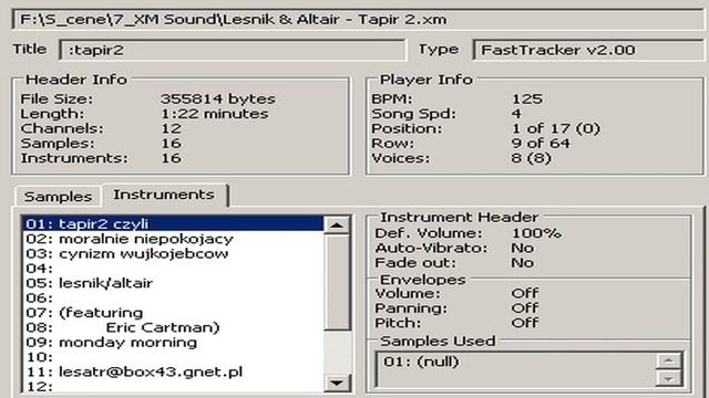355 814 _ Lesnik & Altair - Tapir 2.xm смотреть онлайн