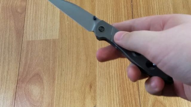 WE KNIFE CO LTD SCHISM FRAMELOCK TITANIUM BLUE FOLDING CPM S35VN POCKET KNIFE 908B смотреть онлайн