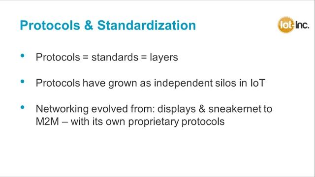 Overview of Standards and Protocols in IoT ICIP Lesson смотреть онлайн