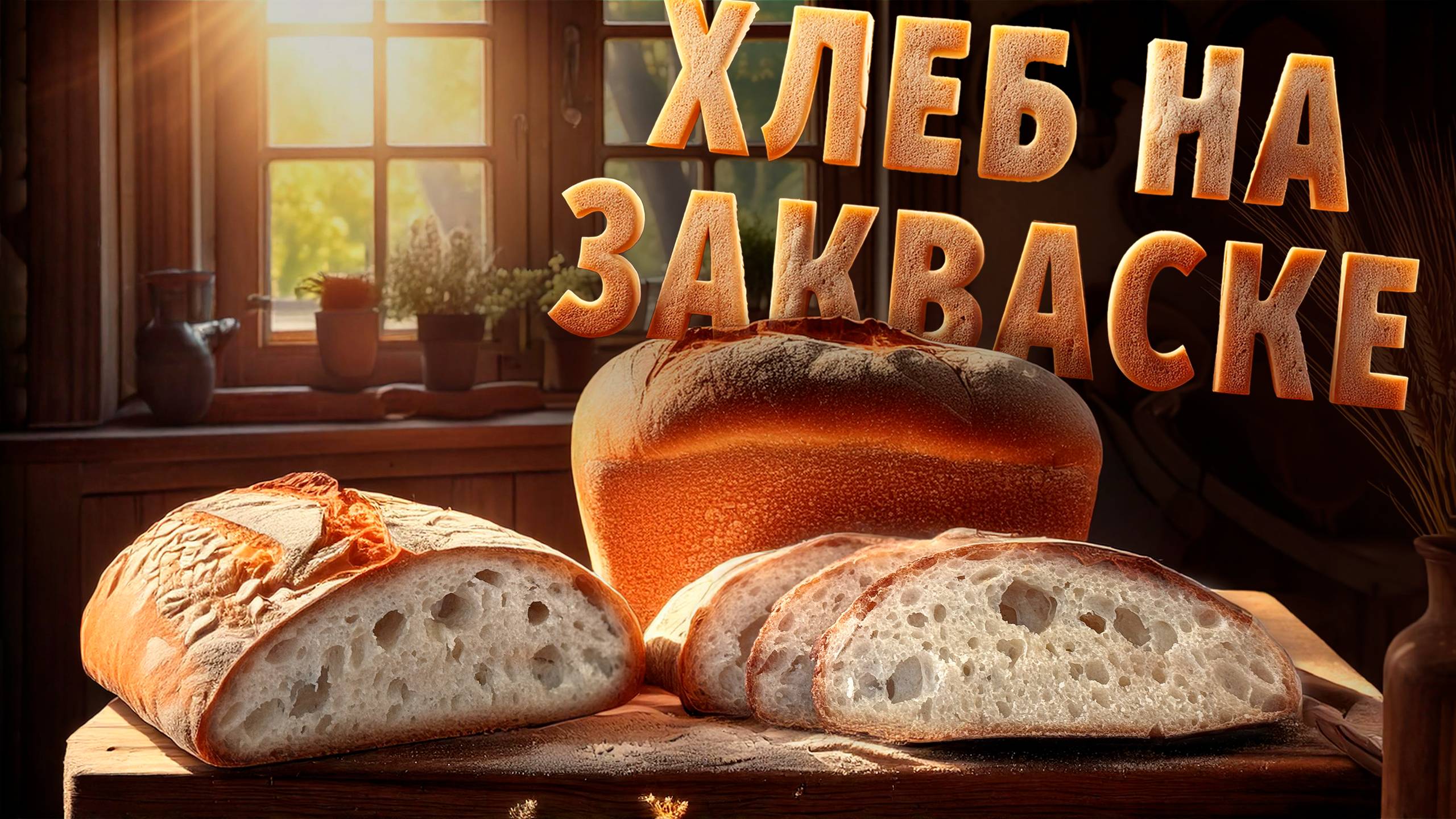 Хлеб на закваске: от закваски до готового хлеба