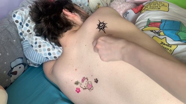 I Gave My Boyfriend A Tattoo While Sleeping! | Gabrielle Regina смотреть онлайн