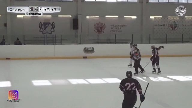 Чемпионат ЗЛН 2019-2020. Плей-офф 1/4 финала. Снегири - Изумруд смотреть онлайн