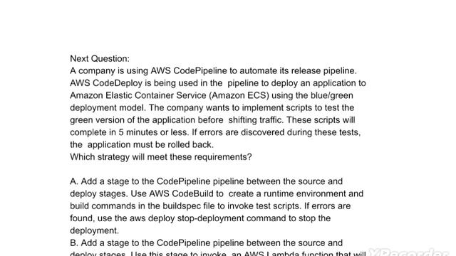 Part#8: AWS DOP-C02 : AWS Certified DevOps Engineer Professional - Questions and Answers смотреть онлайн
