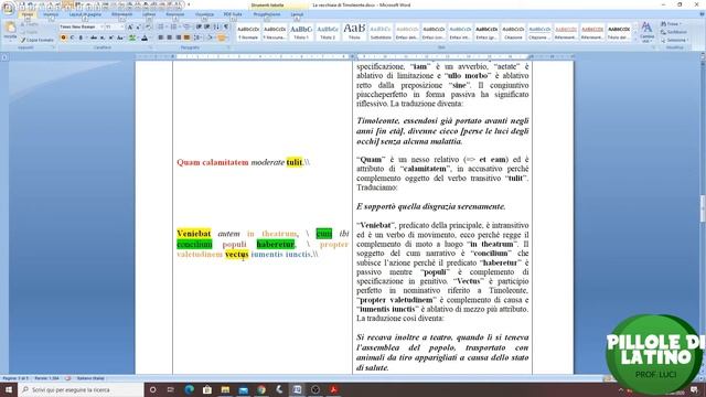 La Vecchiaia di Timoleonte - Traduzione versione Latino - Timoleon, cum aetate iam provectus esset смотреть онлайн