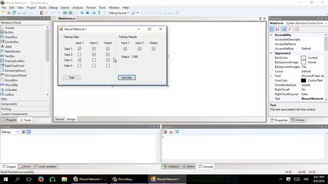 C# Simple Neural Network смотреть онлайн