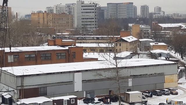 Реновация в Ростокино.Пр.Мира 135А.25 фев.2023.Разработка котлована и подготовка к установке крана. смотреть онлайн
