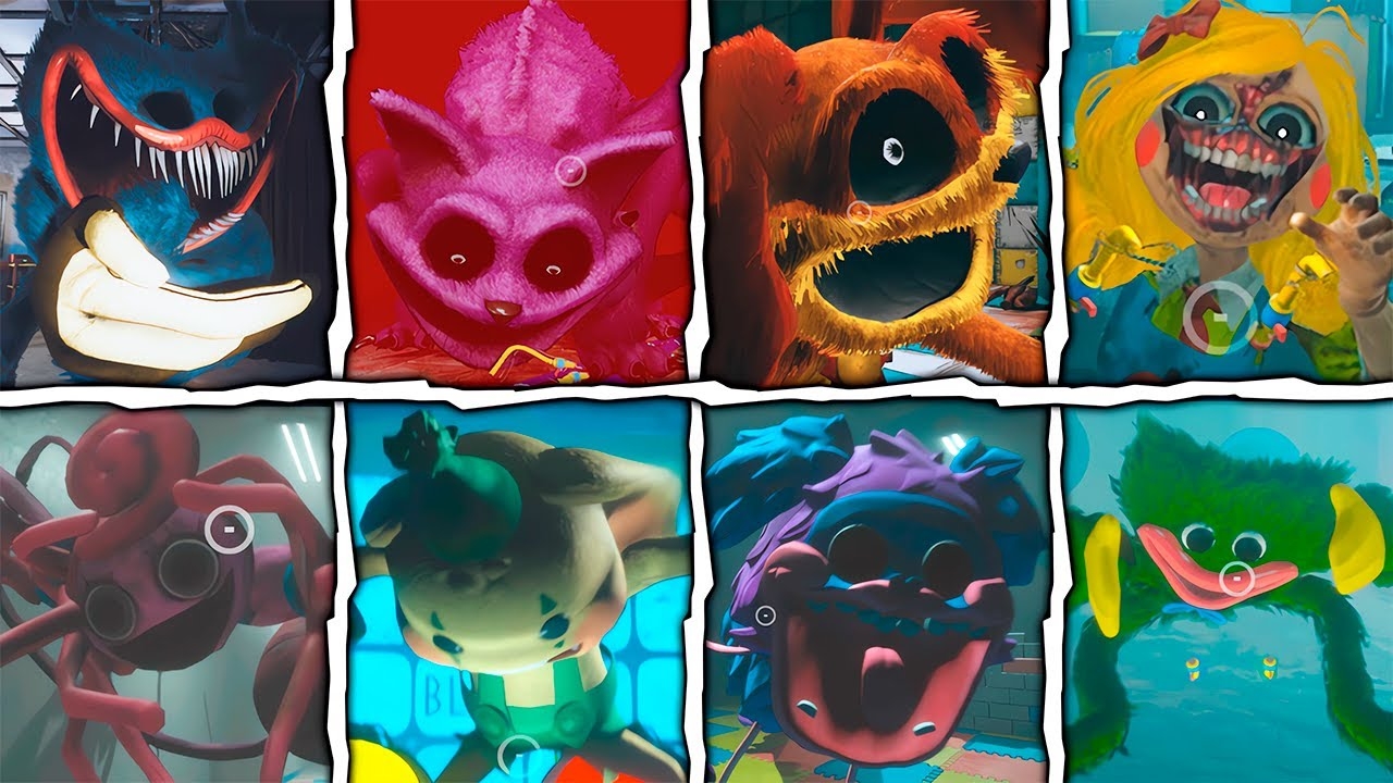 Поппи Плейтайм (1-3) Скримеры от 3 лица