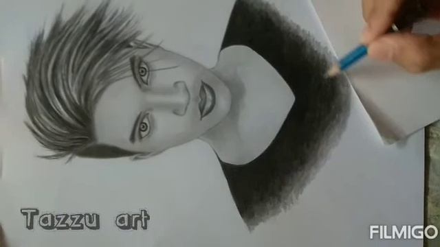 Sketsa dengan pensil grafit dan karbon смотреть онлайн