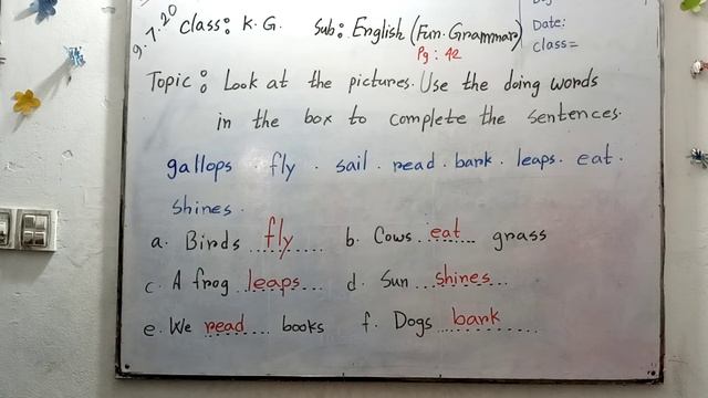 Class:K.G,Sub: English Fun.Grammar смотреть онлайн