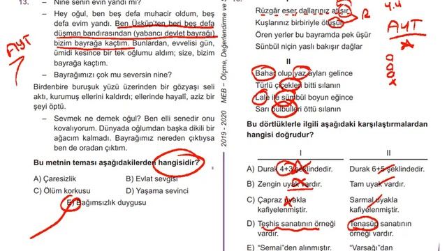 2020 YKS Örnek Sorular ve Çözümleri-6 смотреть онлайн