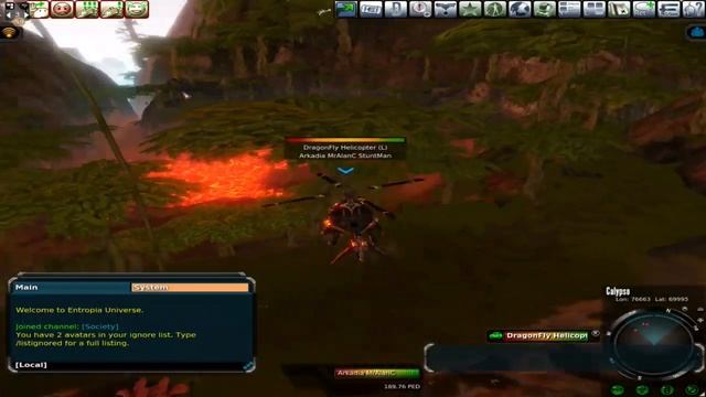 Entropia Universe Mining Ample Claim on Volcano in Calypso смотреть онлайн