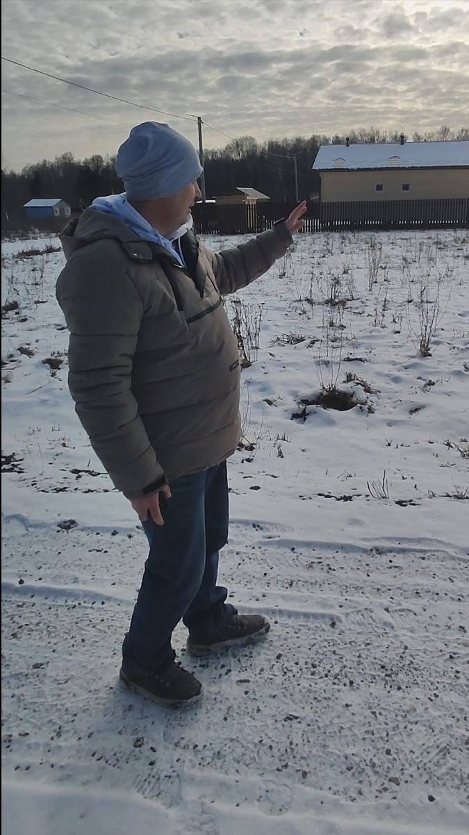 Осмотр купленного участка в коттеджном поселке. Буду строить А-Фрейм смотреть онлайн