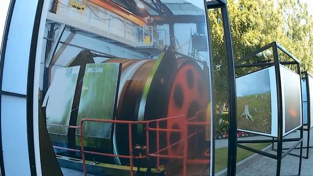 Видеозарисока. г Сатка. Сквер возле дворца культуры Магнезит. Монтаж видео 6 августа 2022 г.