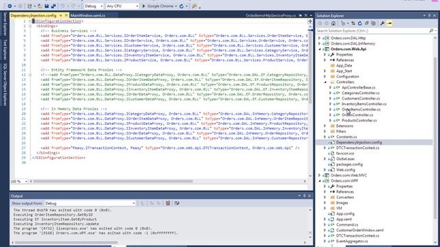peasy - Orders.com - WPF → WebApi → In Memory configuration смотреть онлайн