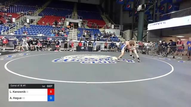 120 Lbs Consi Of 16 #1 - Lukas Kanownik, Idaho Vs Alexander Hague, Colorado 4643 смотреть онлайн