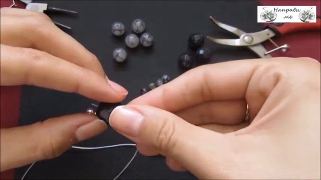 Направи: Гривна "Нефрит и кракъл" смотреть онлайн