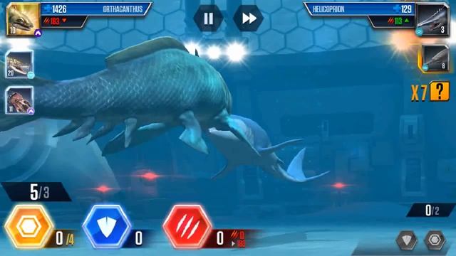 ORTHACANTHUS BREAKING ISLAND AQUATIC WAVE II Jurassic World The Game II Dinosaurs Game смотреть онлайн