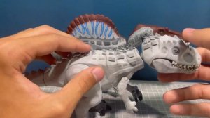 Обзор на лего кастом Спинозавр