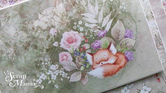 Обучающий СП "Альбом "Карамелька". Детский альбом в классическом стиле. 1 этап: обзор разворота смотреть онлайн