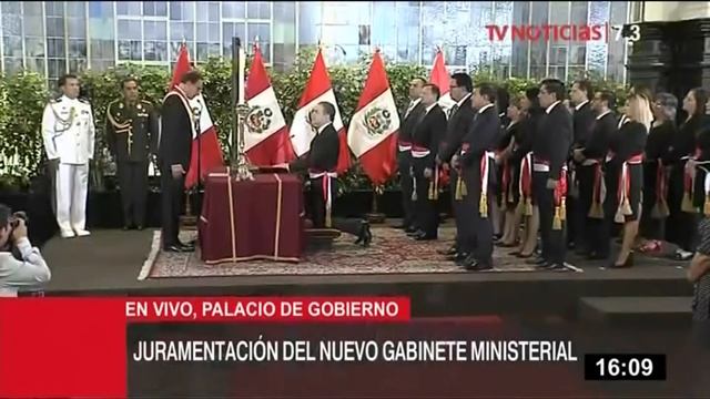 Juramentación De Salvador Del Solar Como Nuevo Presidente Del Consejo De Ministros
