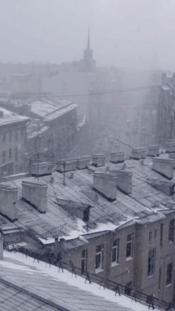 Снегопад в Санкт-Петербурге смотреть онлайн