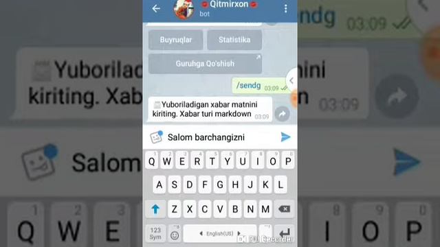 Pul Ishlaydigan Botni Ishlatish