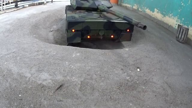 Heng Long 1/16 scale Leopard 2A6 tank mud guard mod смотреть онлайн