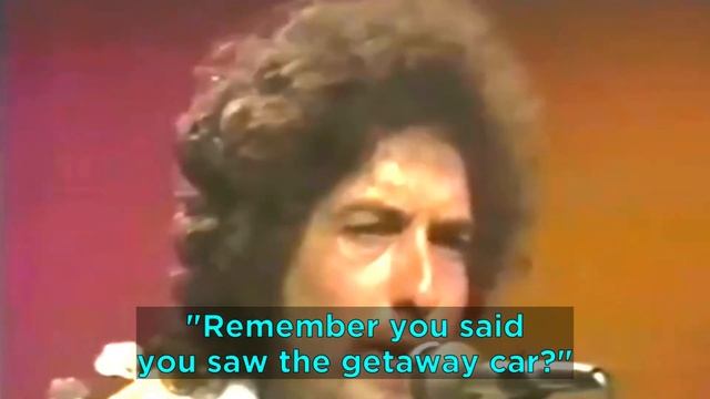 Hurricane By Bob Dylan [Live On PBS, 1975] With Lyrics Ft. Scarlet Rivera