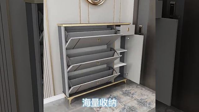 Bucket Flip Shoe Cabinet (Double Layer) смотреть онлайн