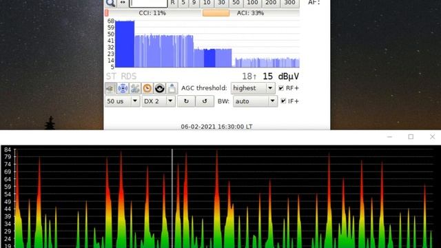Band scan TEF6686 & XDR-GTK-TEF6686 Edition смотреть онлайн