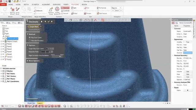 Getting Started With Geomagic Design X | Decimate
