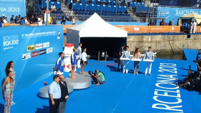 Women's BCN2013 World High Diving Podium смотреть онлайн