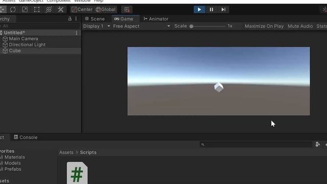 Изучаем C# для Unity | Урок 2 - Введение и компонент Transform. Практика смотреть онлайн
