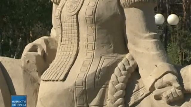 Две недели и 500 тысяч рублей ушло на создание новой песочной композиции 