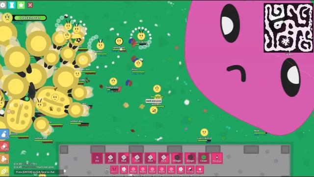 Florr.io - Flowers Vs Giant M28 Fight!!!
