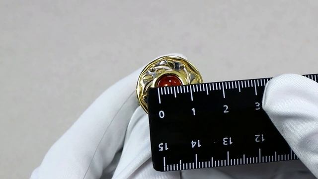 Серебряное кольцо Янтарная волна с янтарём Я820853пк-к смотреть онлайн