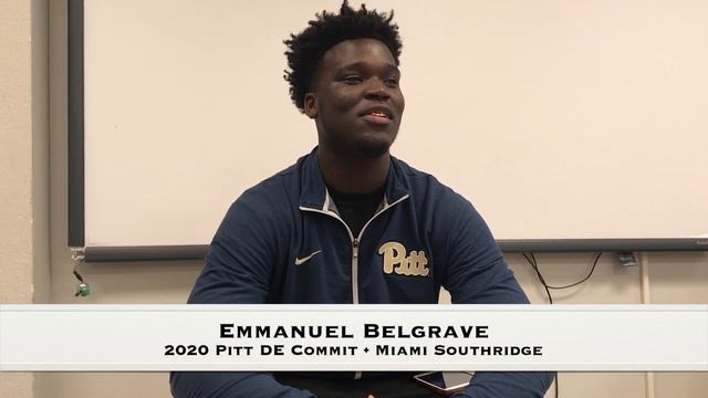 Pitt 2020 DE Commit Emmanuel Belgrave | PSN смотреть онлайн
