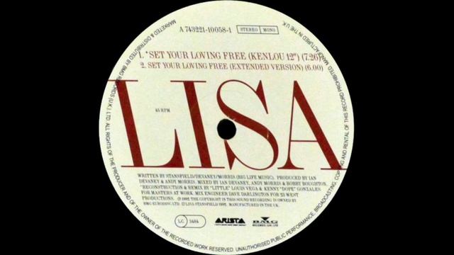 Lisa Stansfield - Set Your Loving Free (Kenlou 12") смотреть онлайн