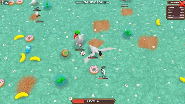 Играю в IO Ио в Гуси Goosegame.io