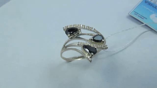 Кольцо серебряное арт.100074 чер. камень prykrasa.com смотреть онлайн