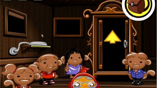 Monkey GO Happy: Stage 700 — The Monkey, The Witch and The Wardrobe · Free Game · Walkthrough