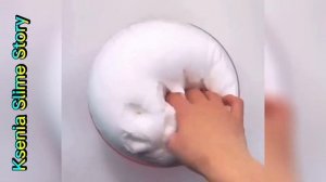 Залипательное видео со слаймами . Без историй. Удовлетворяющая слизь .