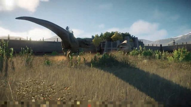 Acrocanthosaurus VS Tyrannosaurus (Бой динозавров)