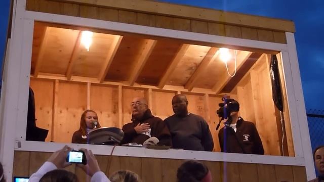 Grace sings the National Anthem at the Mt. Carmel-Br. Rice game смотреть онлайн