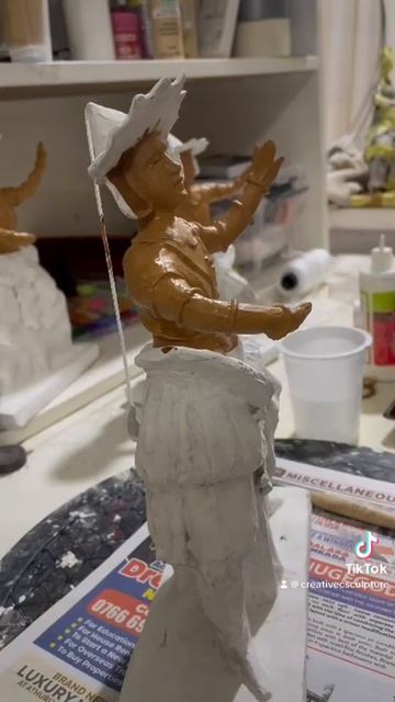 Kandian dancer statue - with paper mache #handmade #handmadestatue смотреть онлайн