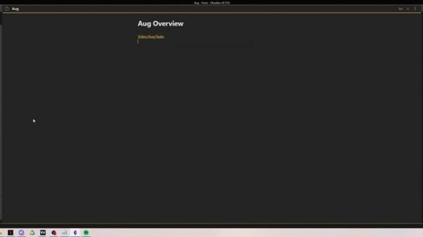 How I use obsidian for Forex + Template