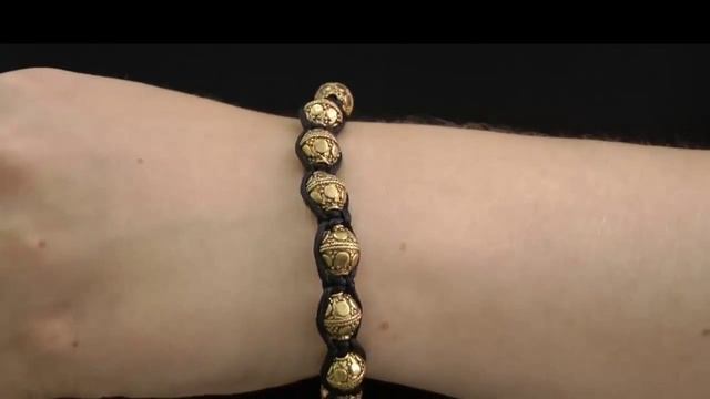 Maha.Kz - Браслет "Шамбала" под золото от "Nialaya Jewelry" (арт. 28577-7735) смотреть онлайн