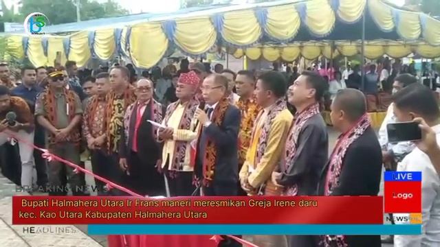 Bupati Halut Meresmikan Gedung Gereja Jemaat Irene Daru, Kec. Kao Utara, Kab.Halut смотреть онлайн